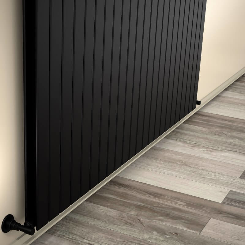 Type 20V Radiateur Décoratif 500x1698 Noir mat