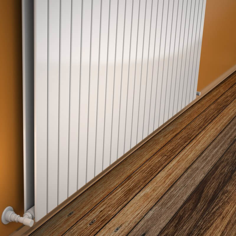 Type 20V Radiateur Décoratif 500x1846 Blanc - 1