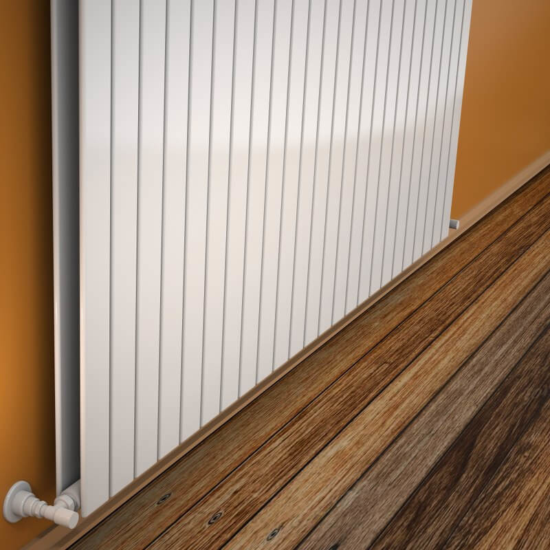 Type 20V Radiateur Décoratif 600x1772 Blanc - 1
