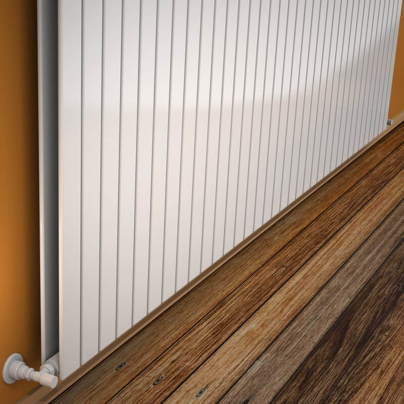 Type 20V Radiateur Décoratif 600x2586 Blanc 