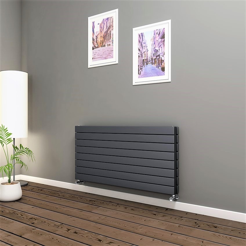 Type 21H Decorative Radiator 588x1200 Anthracite - 1