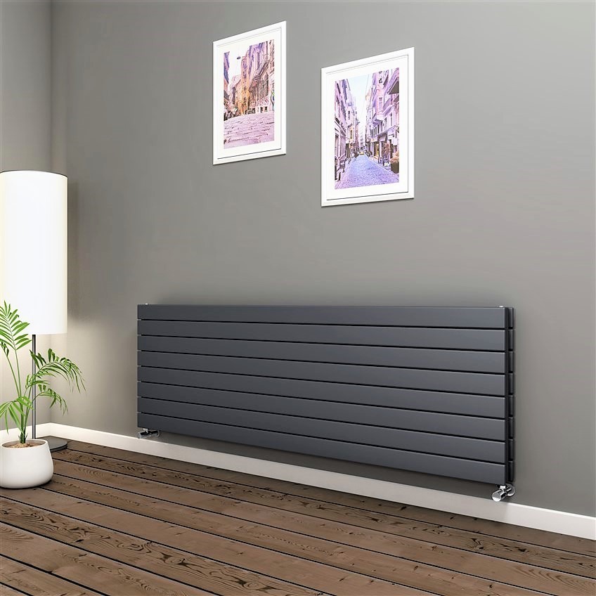 Type 21H Decorative Radiator 588x1800 Anthracite - 1