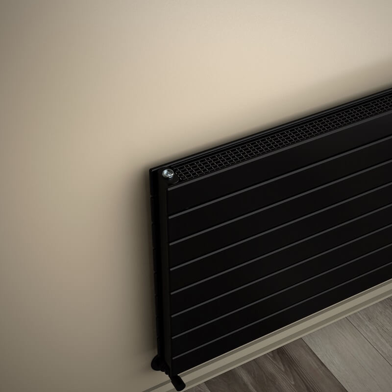 Type 21H Decorative Radiator 588x2400 Matte Black - 1