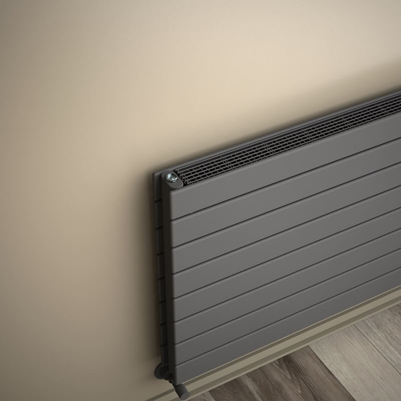 Type 21H Decorative Radiator 588x2500 Anthracite 