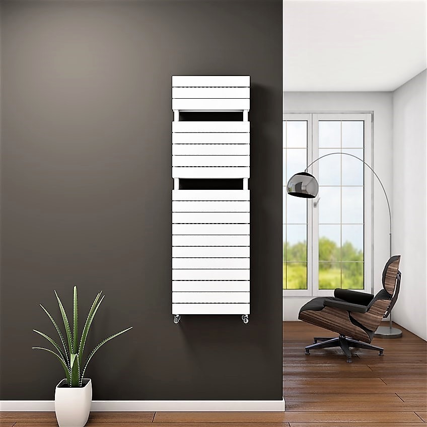 Tip 21H Decorative Towel Rail 500x1550 White - 1