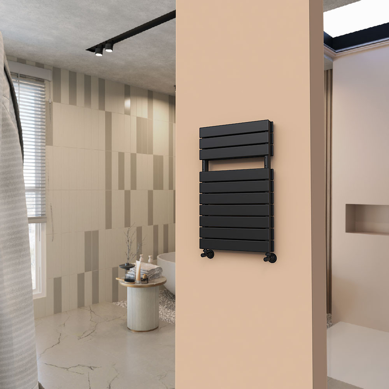 Tip 21H Decorative Towel Rail 500x810 Black 