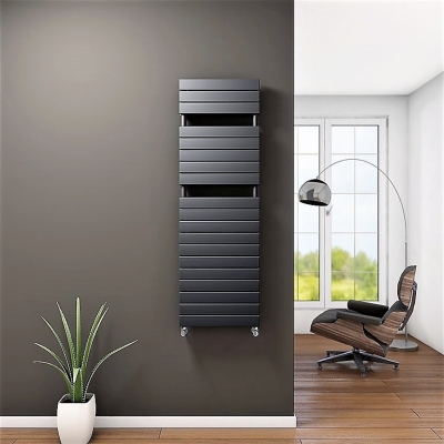 Tip 21H Decorative Towel Rail 600x1550 Anthracite