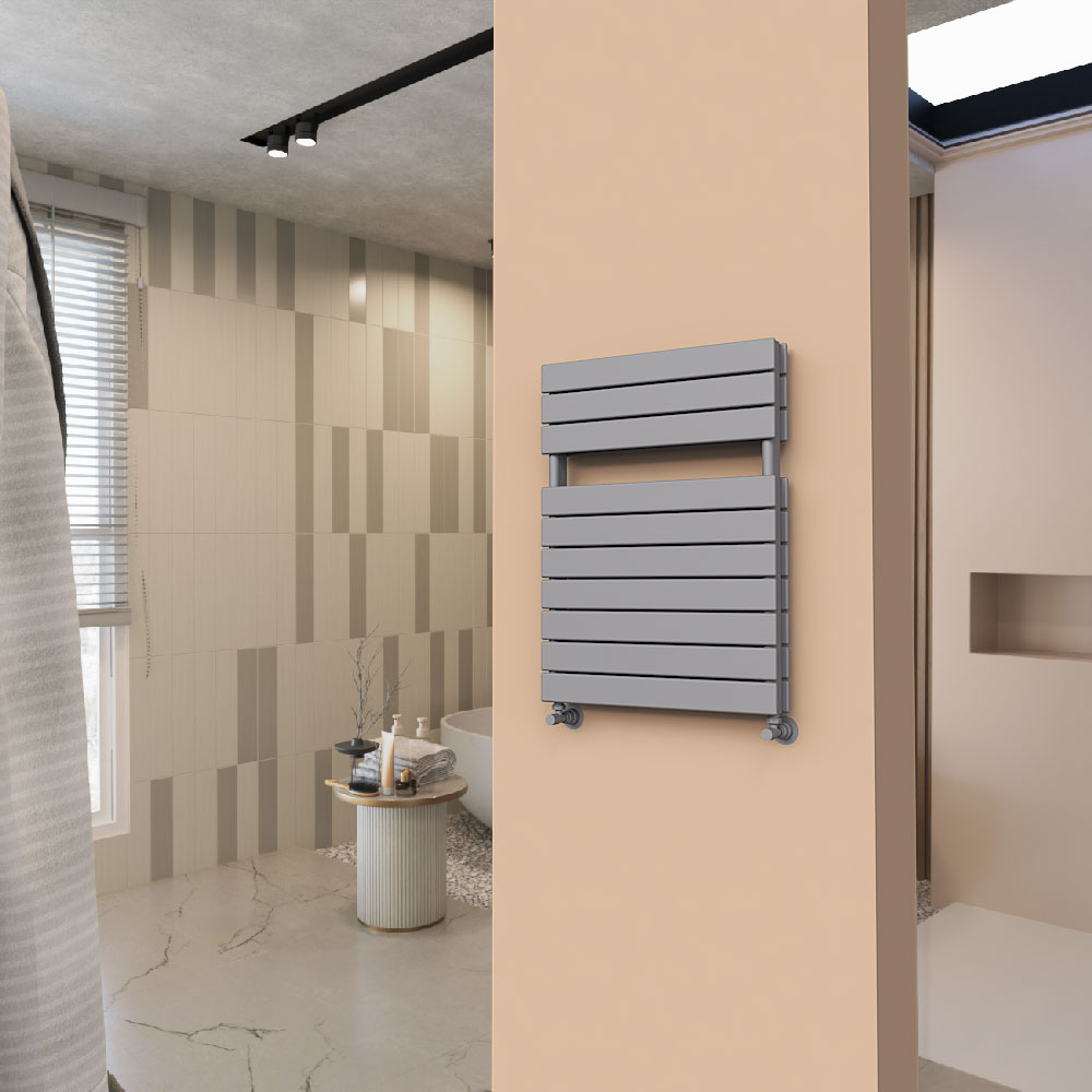 Tip 21H Decorative Towel Rail 600x810 Anthracite - 2
