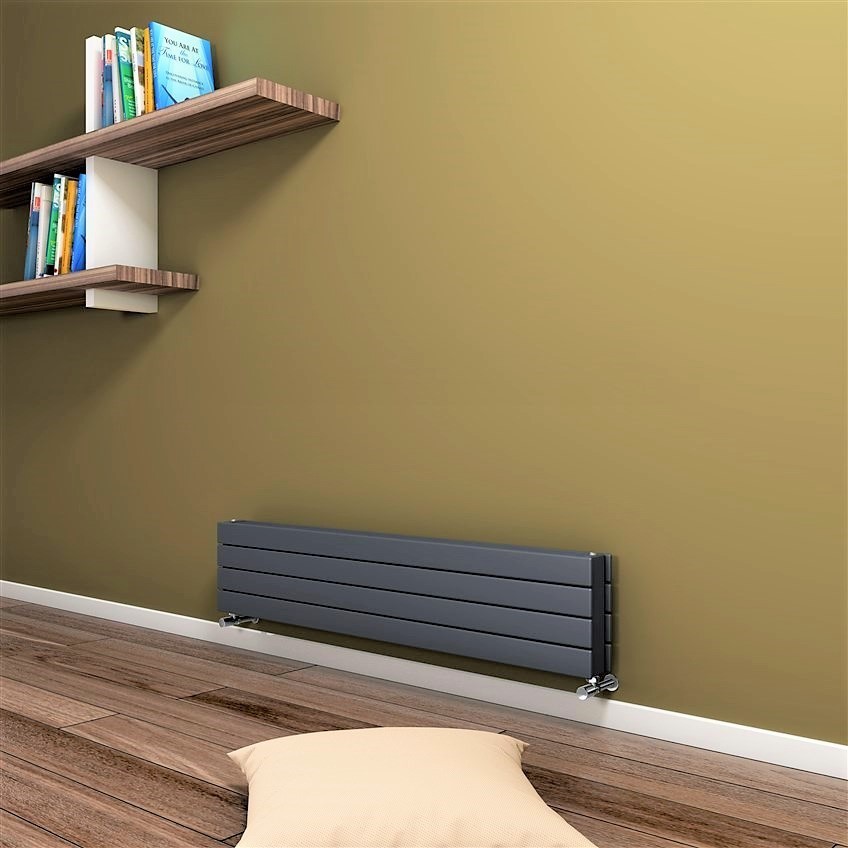 Type 22H Decorative Radiator 292x1400 Anthracite - 1