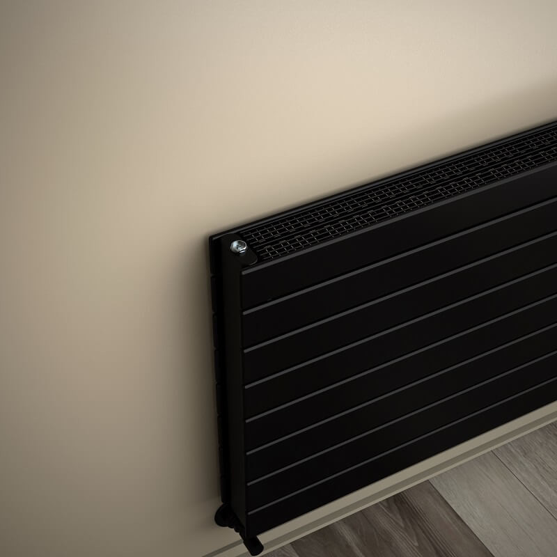 Type 22H Decorative Radiator 588x2500 Matte Black - 1