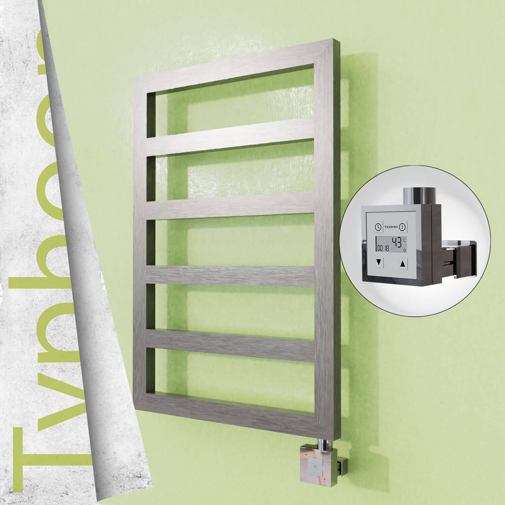 Typhoon Electric Stainless Steel Towel Rail 500x1020 Satin Gold (KTX3 Thermostat) 300W - 1