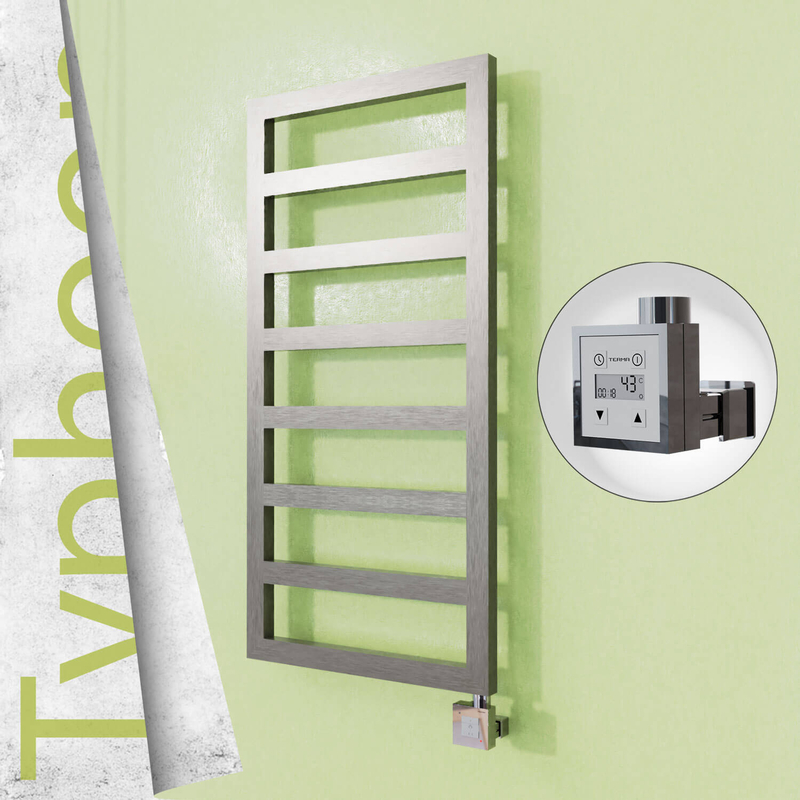 Typhoon Electric Stainless Steel Towel Rail 600x1020 Satin Gold (KTX3 Thermostat) 300W 
