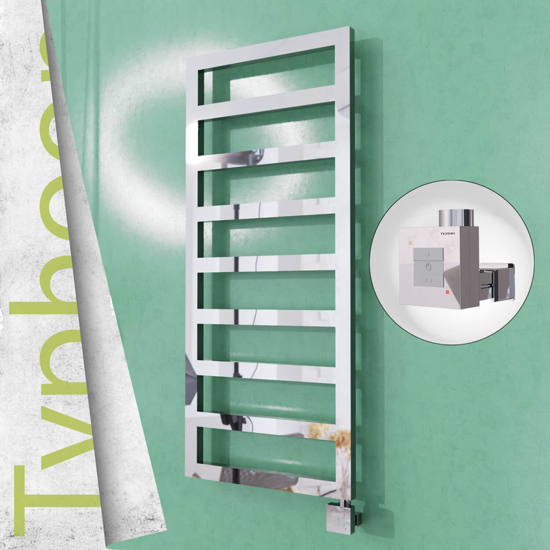 Typhoon Elektrikli Paslanmaz Çelik Havlupan 400x1160 Ayna Polisaj (KTX1 Termostat) 300W 