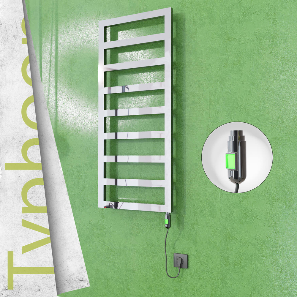 Typhoon Elektrikli Paslanmaz Çelik Havlupan 400x1160 Ayna Polisaj (On/Off Düğmeli) 300W - 1