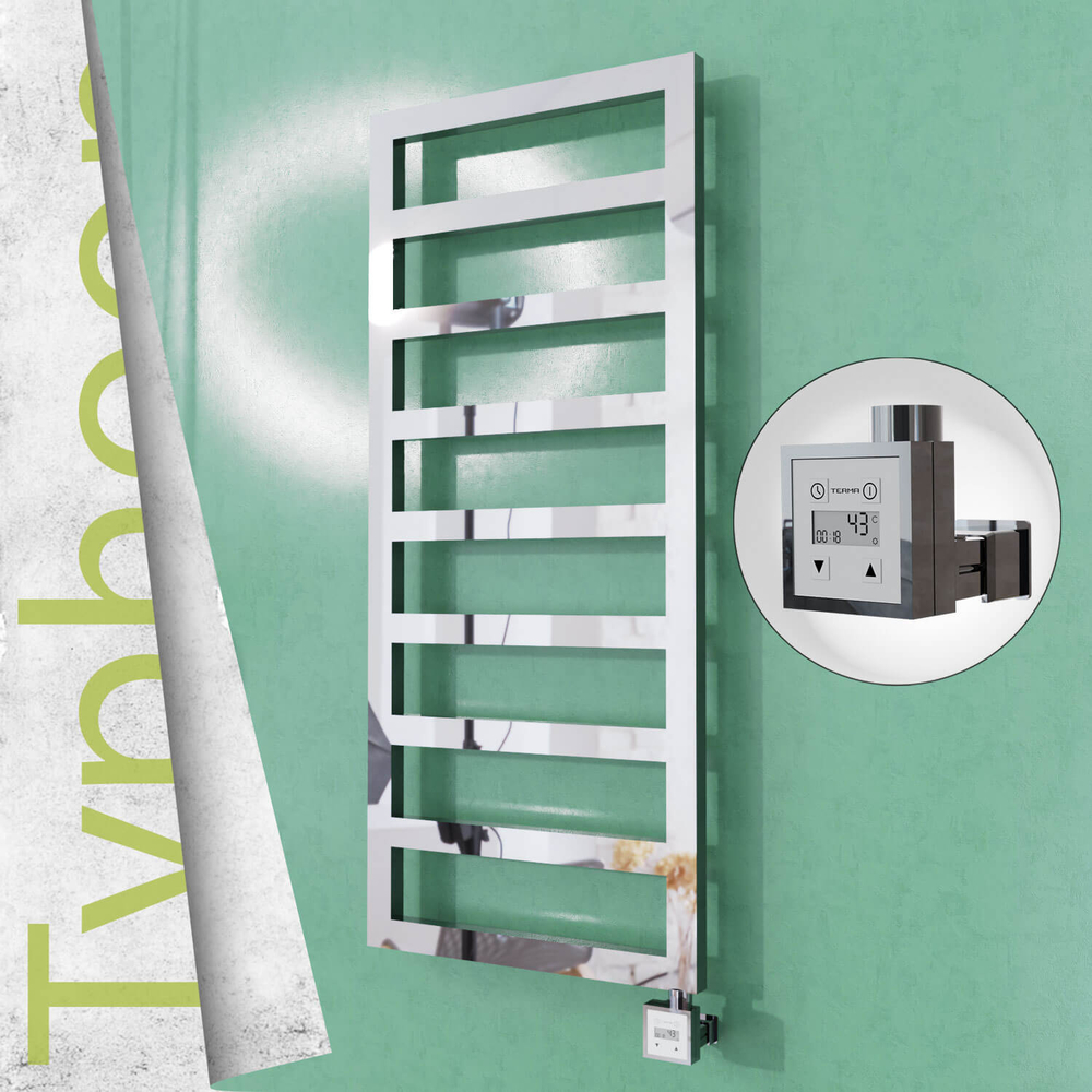 Typhoon Elektrikli Paslanmaz Çelik Havlupan 400x1160 Satin Polisaj (KTX3 Termostat) 300W - 1