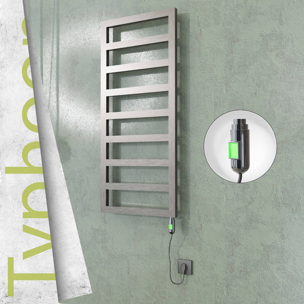 Typhoon Elektrikli Paslanmaz Çelik Havlupan 400x1160 Satin Polisaj (On/Off Düğmeli) 300W - 1