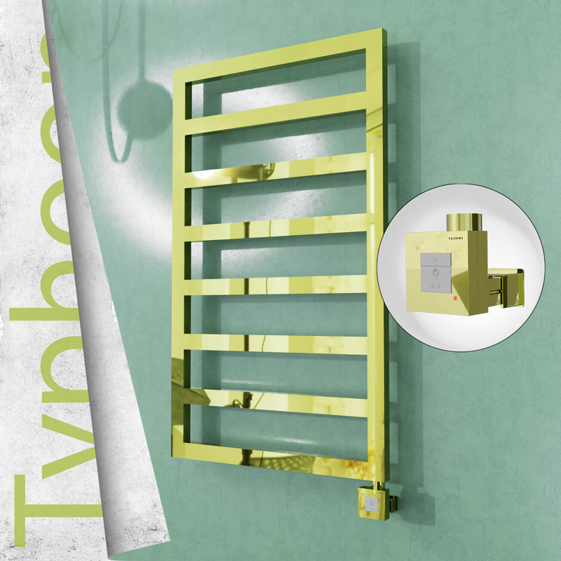 Typhoon Elektrikli Paslanmaz Çelik Havlupan 400x1580 Altın (KTX1 Termostat) 300W 
