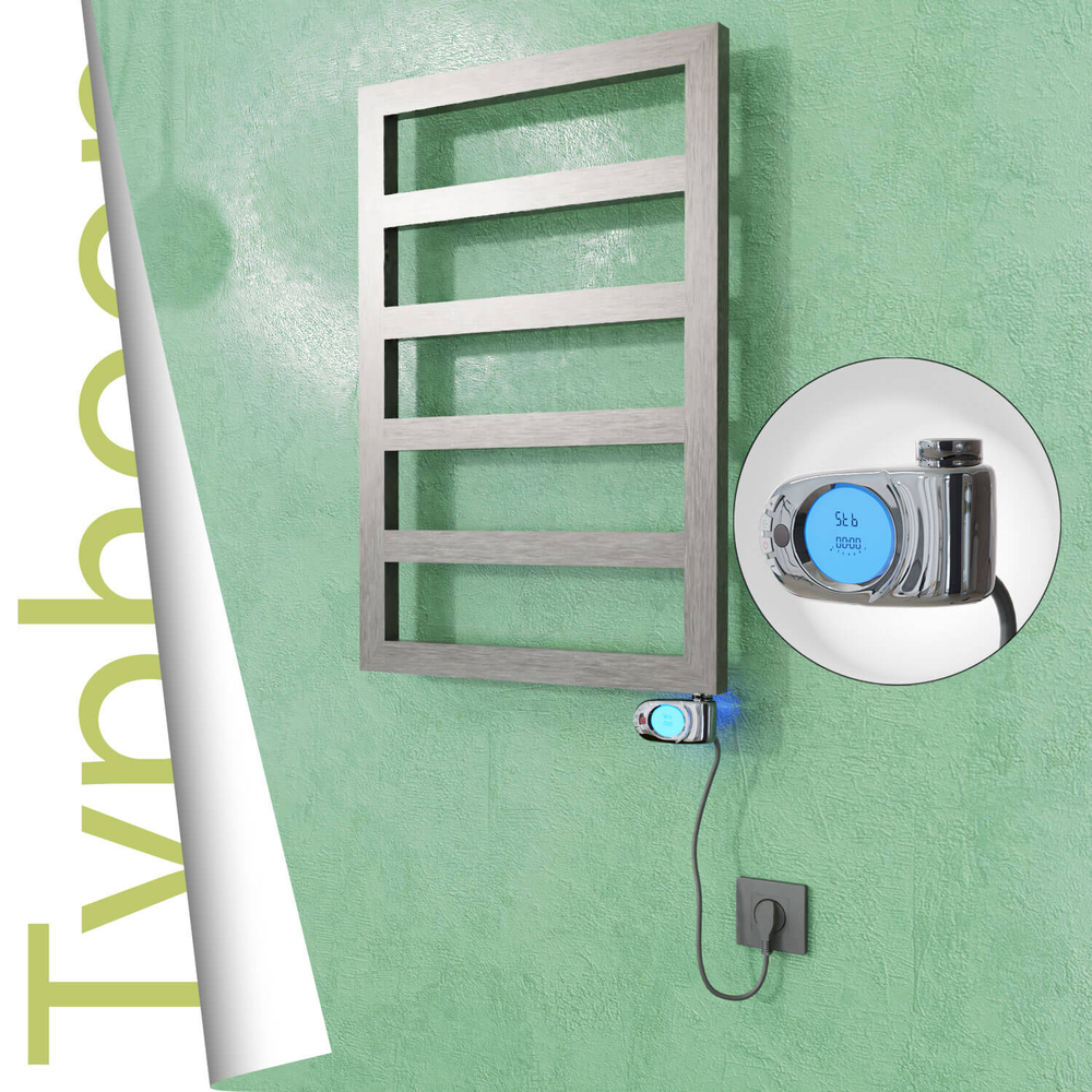 Typhoon Elektrikli Paslanmaz Çelik Havlupan 500x1020 Satine Altın (Musa Termostat) 300W - 1