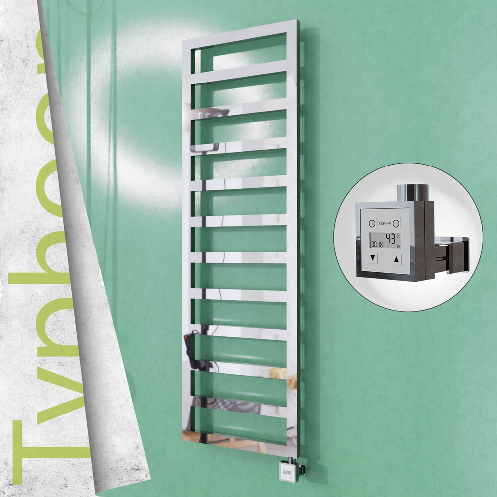 Typhoon Elektrikli Paslanmaz Çelik Havlupan 500x1160 Satin Polisaj (KTX3 Termostat) 300W - 1