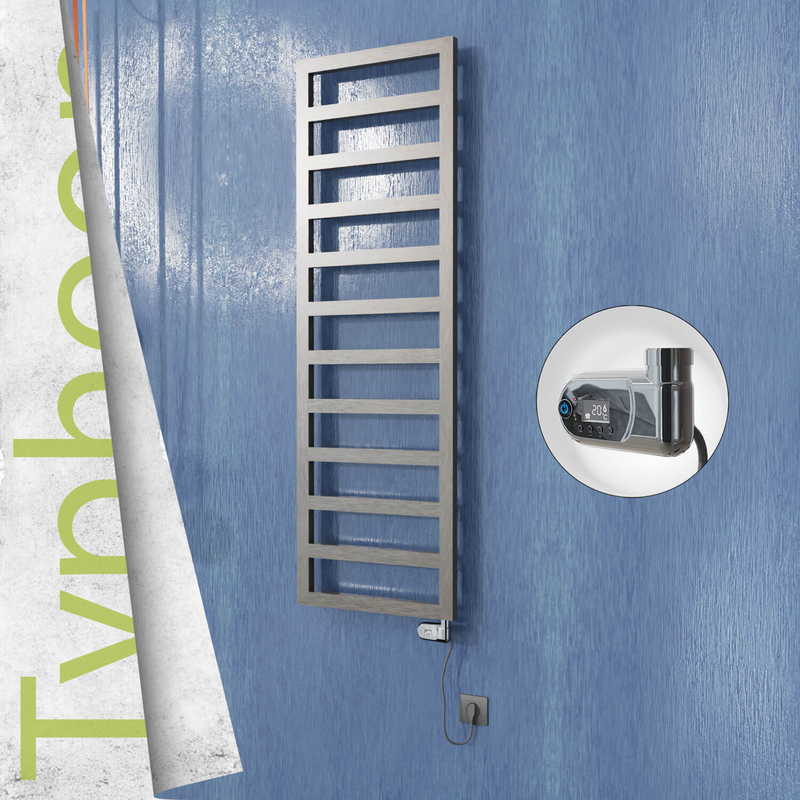 Typhoon Elektrikli Paslanmaz Çelik Havlupan 500x1160 Satin Polisaj (Thesis Termostat) 300W 