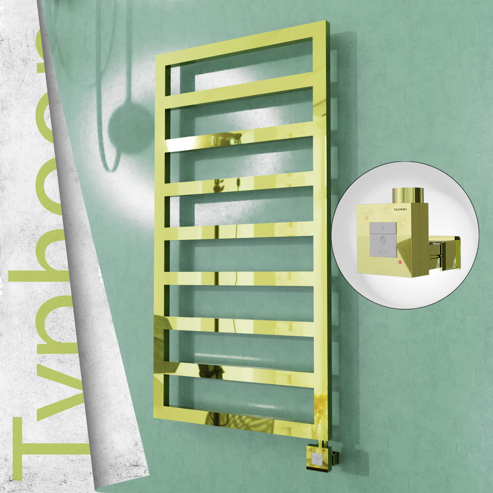 Typhoon Elektrikli Paslanmaz Çelik Havlupan 500x1580 Altın (KTX1 Termostat) 600W - 1