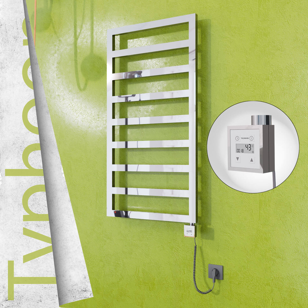 Typhoon Elektrikli Paslanmaz Çelik Havlupan 500x1580 Ayna Polisaj (KTX3 Termostat) 600W Spiral Kablolu - 1