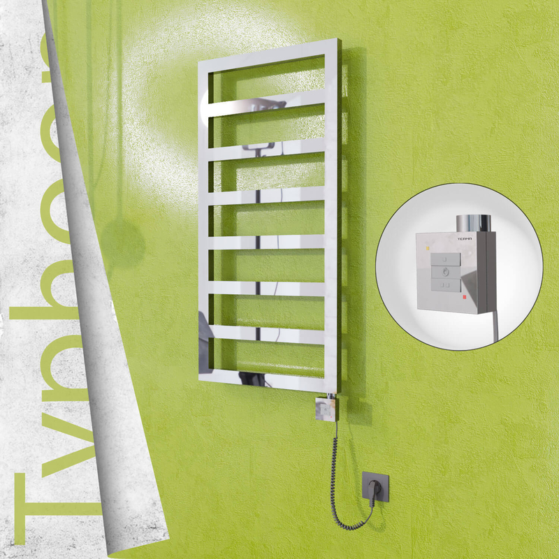 Typhoon Elektrikli Paslanmaz Çelik Havlupan 600x1020 Ayna Polisaj (KTX1 Termostat) 300W Spiral Kablolu