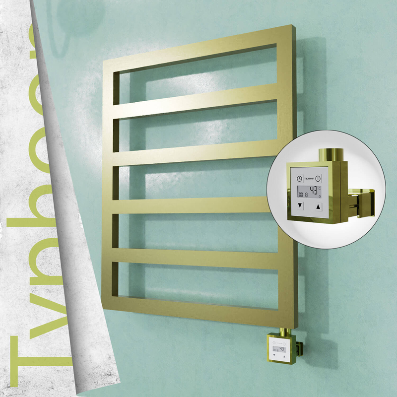 Typhoon Elektrikli Paslanmaz Çelik Havlupan 600x1160 Ayna Polisaj (KTX3 Termostat) 300W