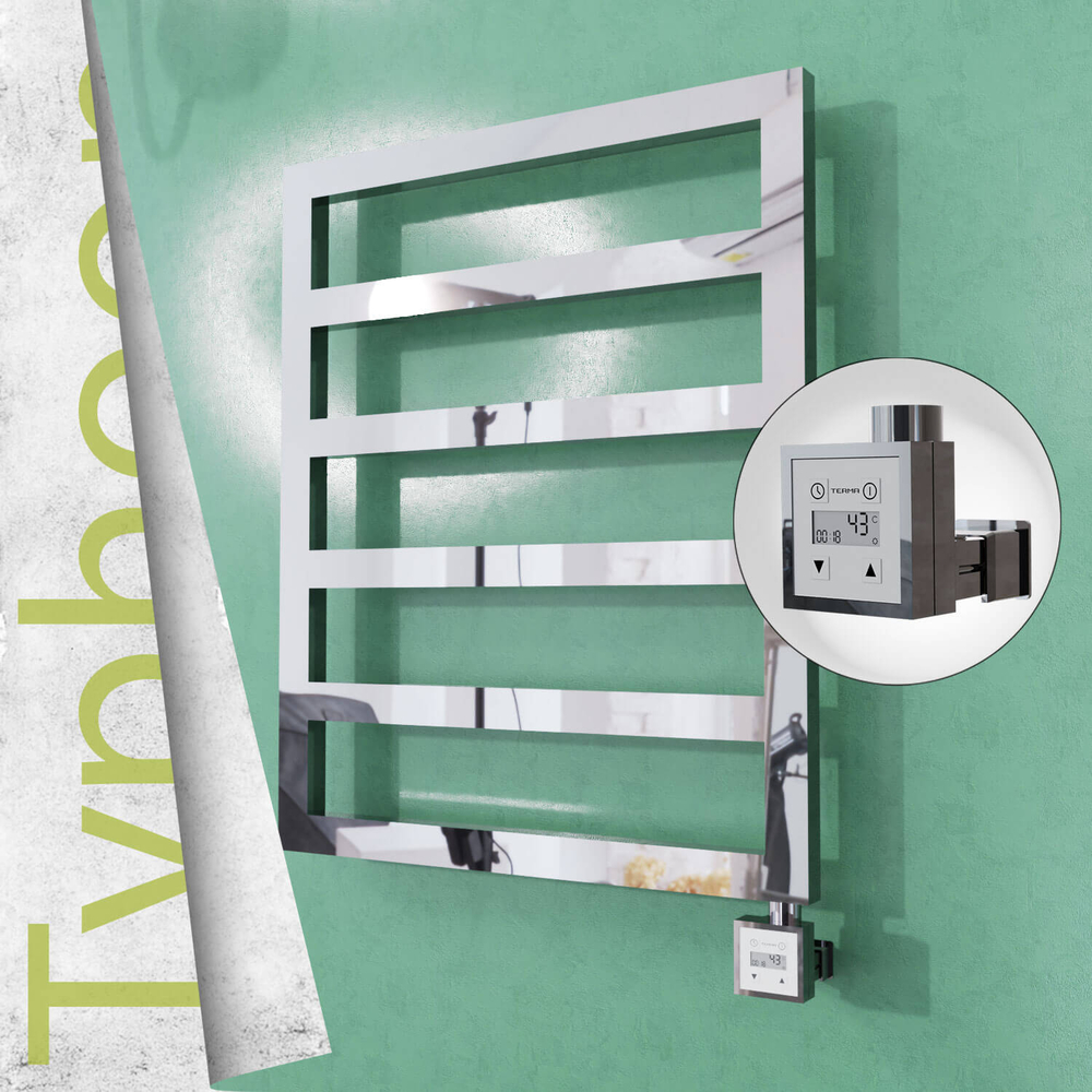 Typhoon Elektrikli Paslanmaz Çelik Havlupan 600x1160 Satin Polisaj (KTX3 Termostat) 300W - 1