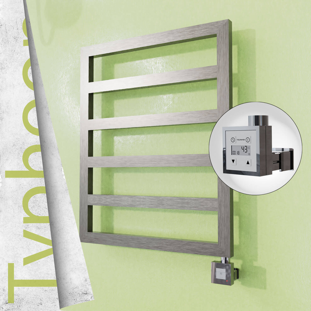 Typhoon Elektrikli Paslanmaz Çelik Havlupan 600x1160 Satine Altın (KTX3 Termostat) 300W - 1