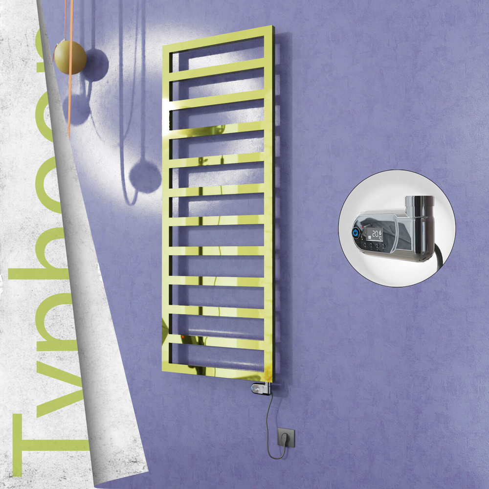 Typhoon Elektrikli Paslanmaz Çelik Havlupan 600x1580 Altın (Thesis Termostat) 600W - 1