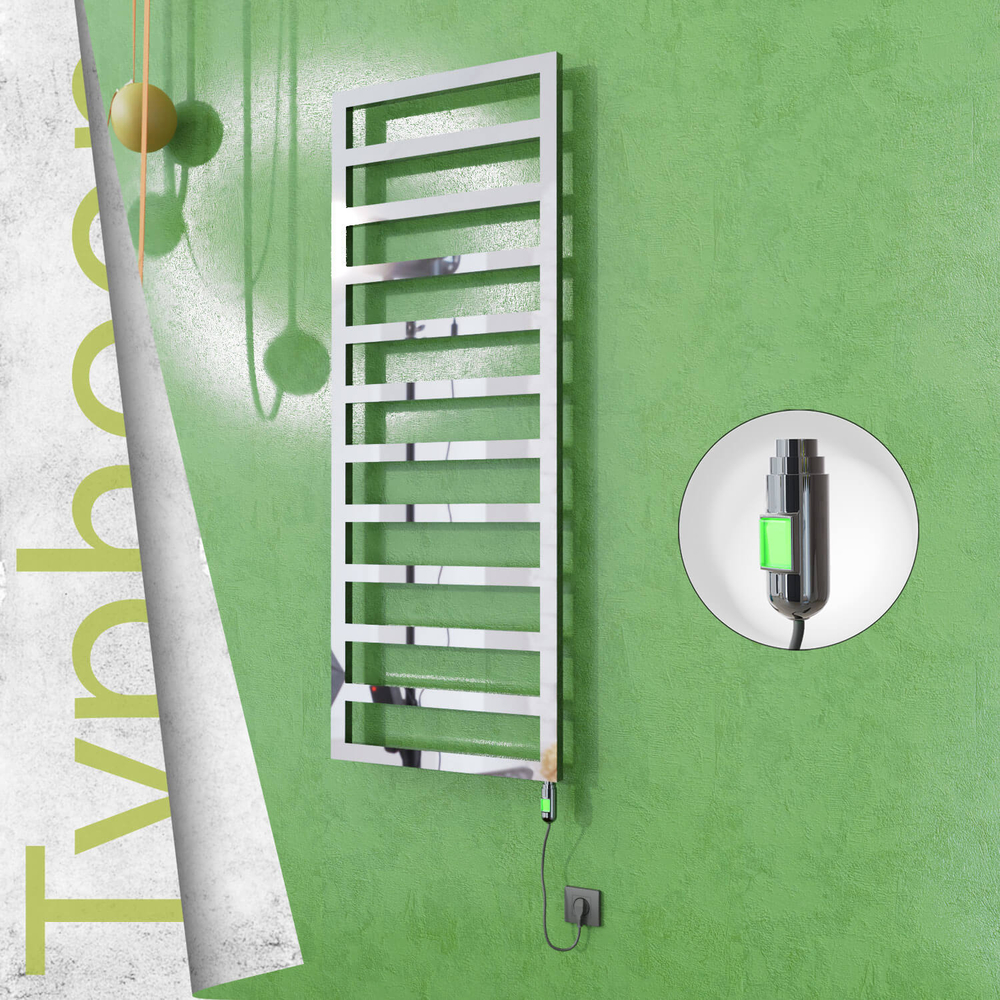 Typhoon Elektrikli Paslanmaz Çelik Havlupan 600x1580 Ayna Polisaj (On/Off Düğmeli) 600W - 1