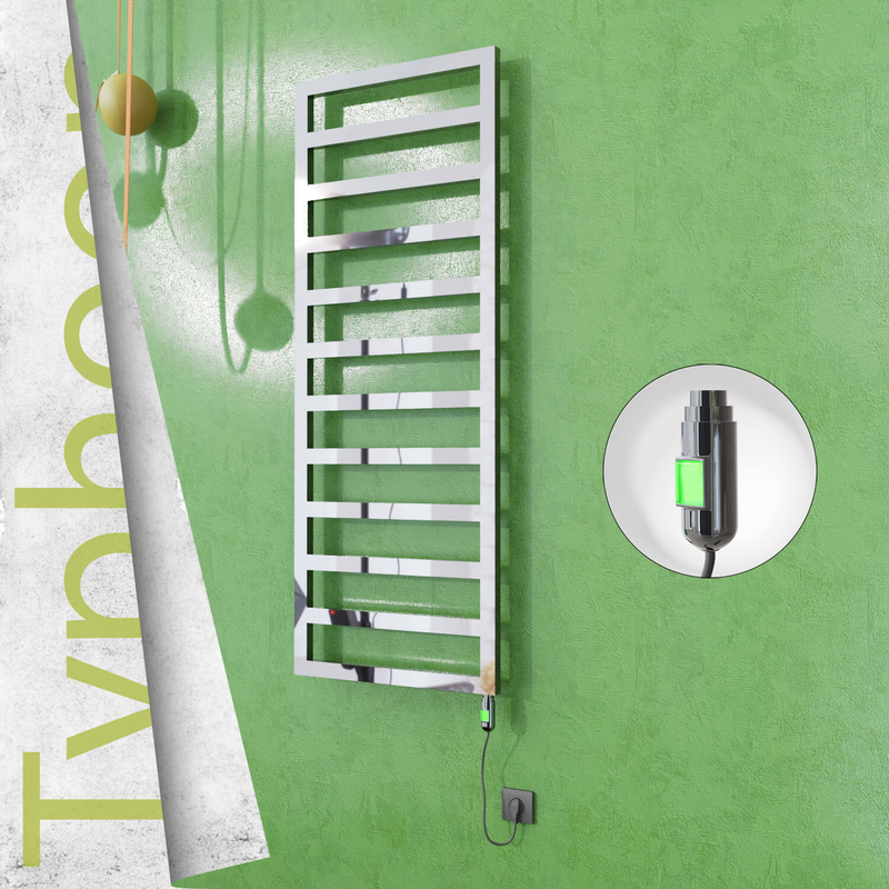 Typhoon Elektrikli Paslanmaz Çelik Havlupan 600x1580 Ayna Polisaj (On/Off Düğmeli) 600W 