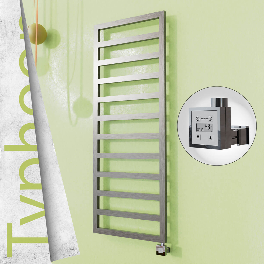 Typhoon Elektrikli Paslanmaz Çelik Havlupan 600x1580 Satine Altın (KTX3 Termostat) 600W - 1