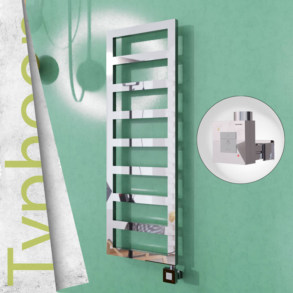 Typhoon Elektrikli Paslanmaz Çelik Havlupan 600x740 Ayna Polisaj (KTX1 Termostat) 300W - 1