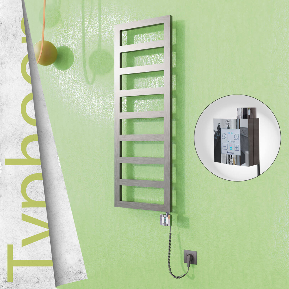 Typhoon Elektrikli Paslanmaz Çelik Havlupan 600x740 Satin Polisaj (KTX4 Termostat) 300W Spiral Kablolu - 1