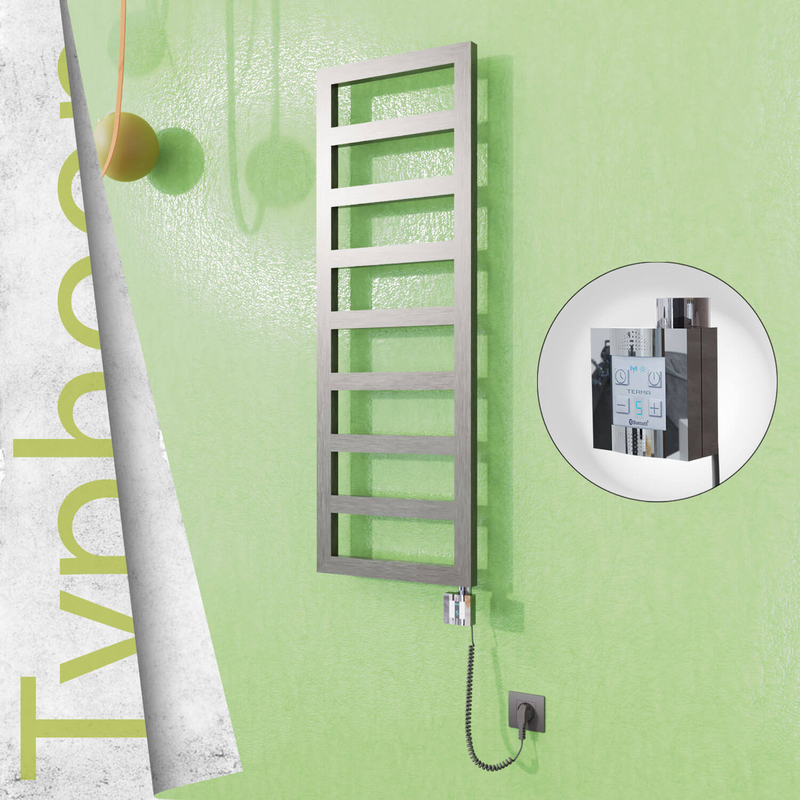 Typhoon Elektrikli Paslanmaz Çelik Havlupan 600x740 Satin Polisaj (KTX4 Termostat) 300W Spiral Kablolu