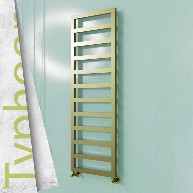 Typhoon Sèche-serviettes en Inox 500x1580 Doré Satiné