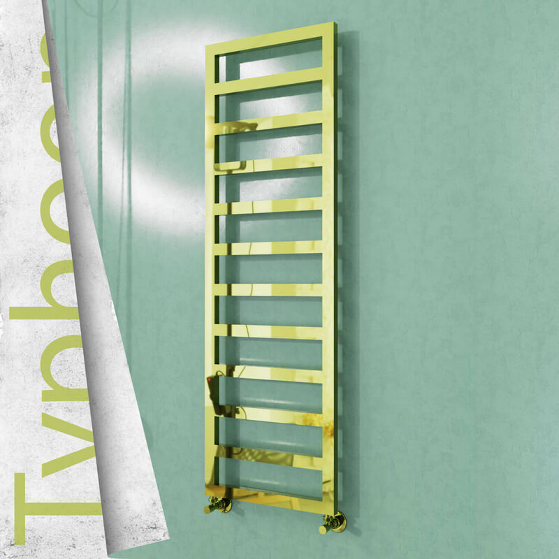 Typhoon Sèche-serviettes en Inox 500x1580 Doré