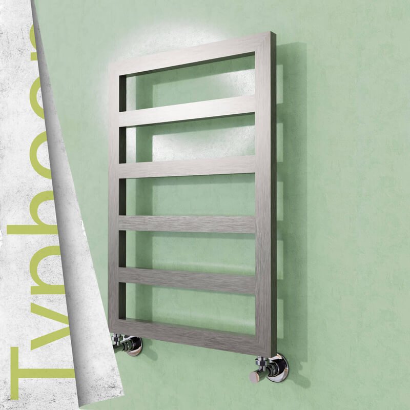 Typhoon Sèche-serviettes en Inox 500x740 Poli Satiné