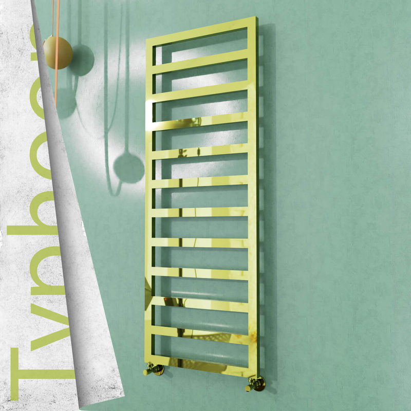 Typhoon Sèche-serviettes en Inox 600x1580 Doré