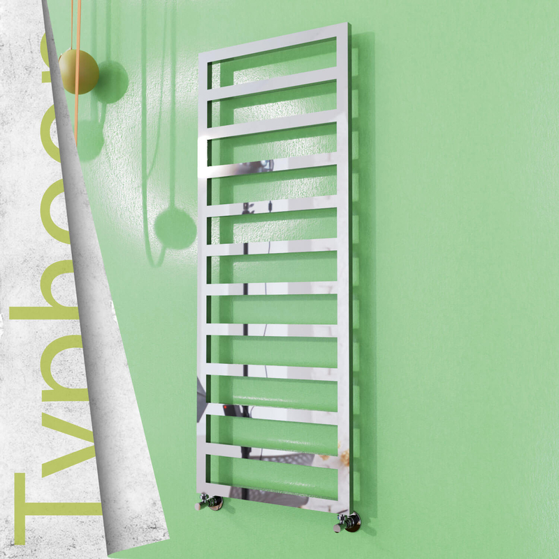 Typhoon Sèche-serviettes en Inox 600x1580 Poli Miroir