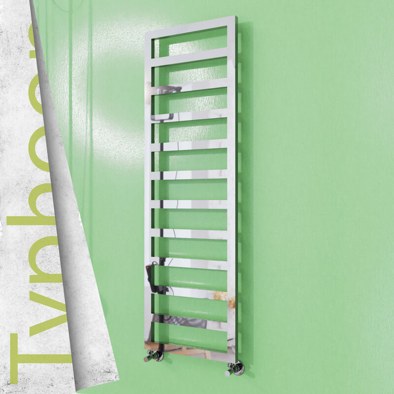 Typhoon Stainless Steel Towel Rail 500x1580 Mirror Polished