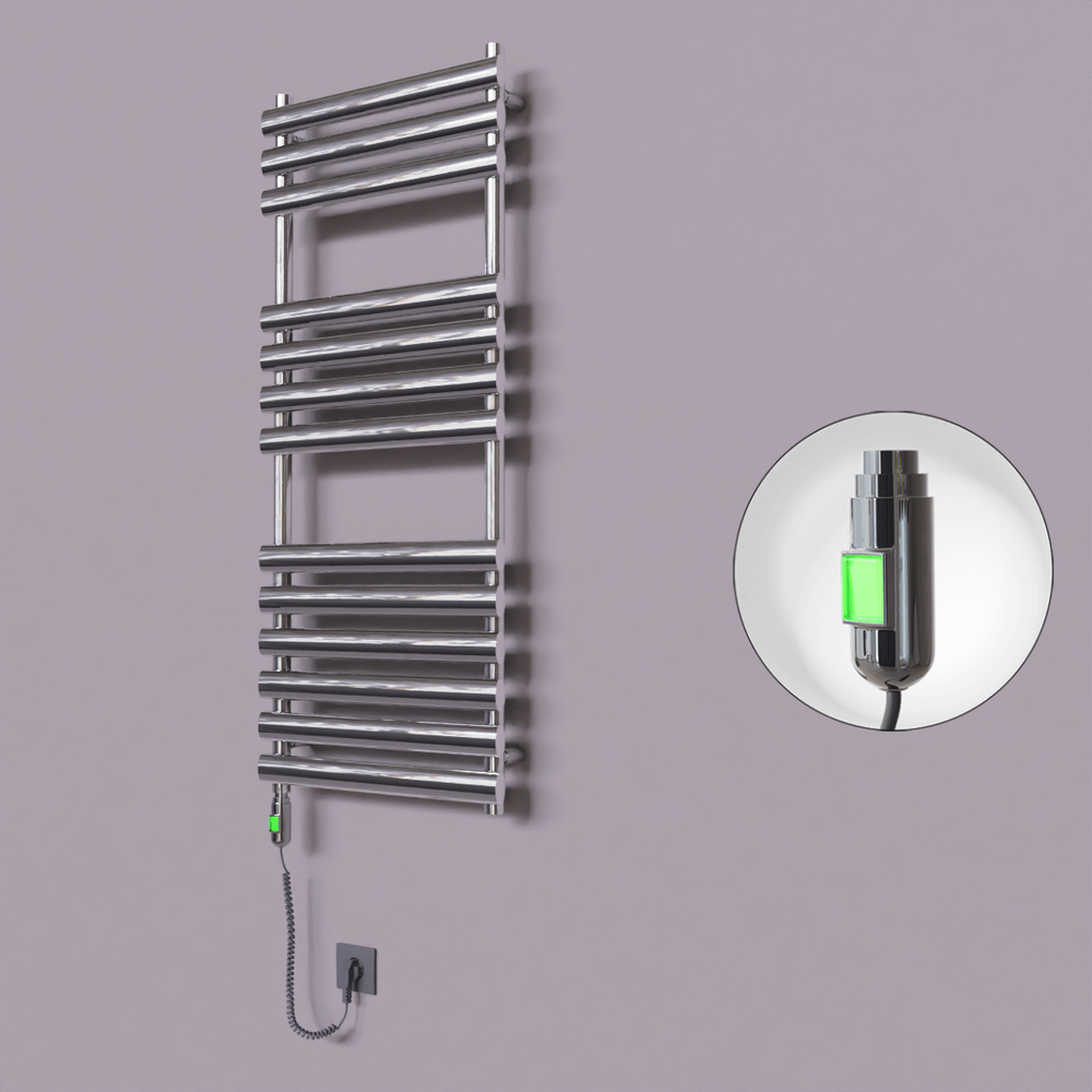 Volga Dekoratif Elektrikli Havlupan 500x1200 Krom (On/Off Düğmeli) 300W - 1