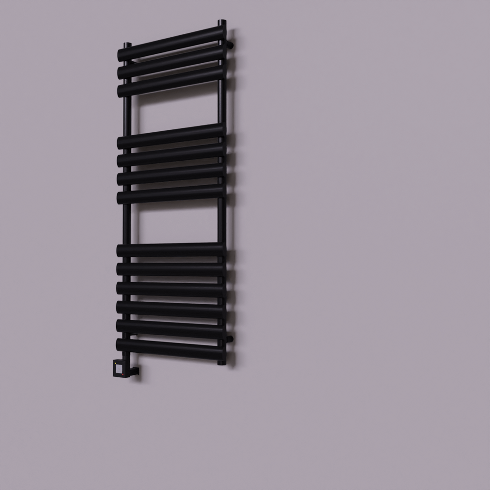 Volga Dekoratif Elektrikli Havlupan 500x1200 Siyah (KTX1 Termostat) 600W - 1