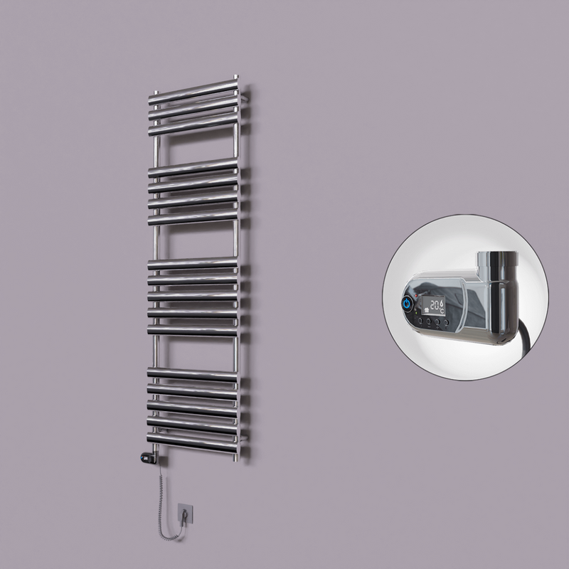 Volga Dekoratif Elektrikli Havlupan 500x1600 Krom (Thesis Termostat) 600W 