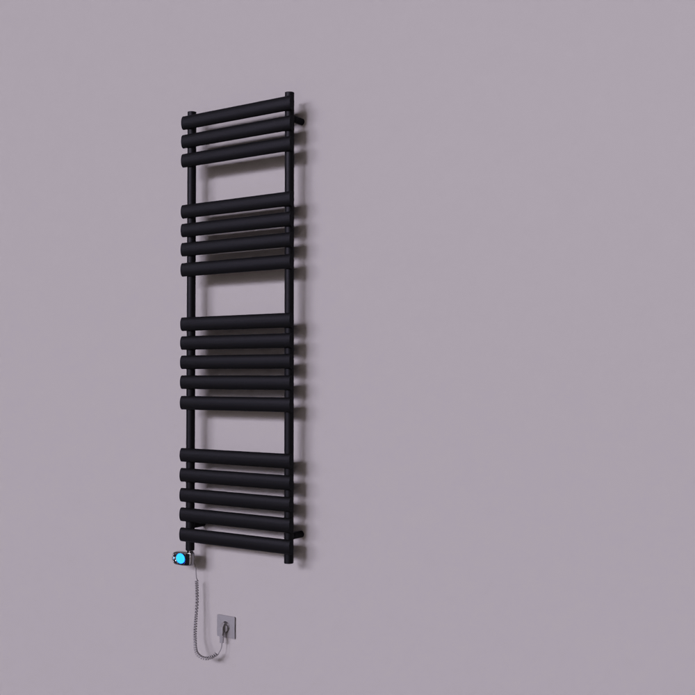 Volga Dekoratif Elektrikli Havlupan 500x1600 Siyah (Musa Termostat) 900W - 1