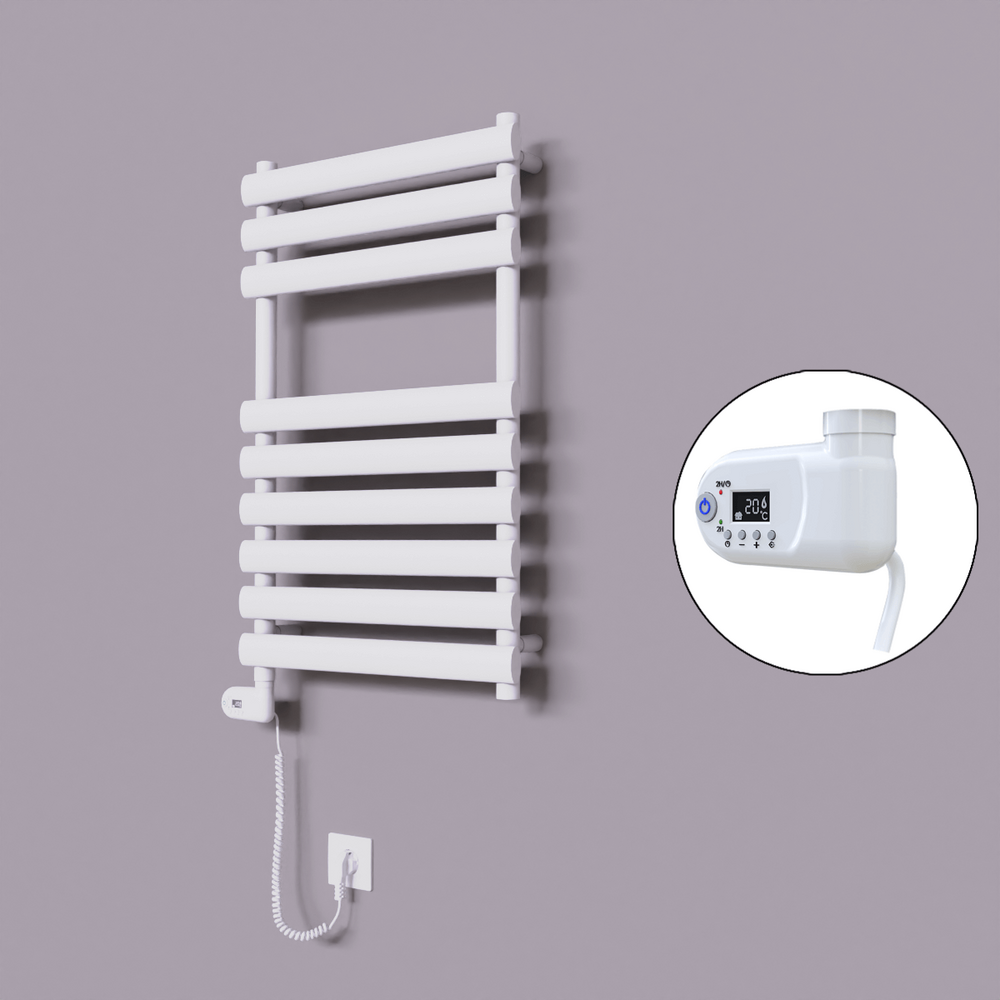 Volga Dekoratif Elektrikli Havlupan 500x800 Beyaz (Thesis Termostat) 300W - 1