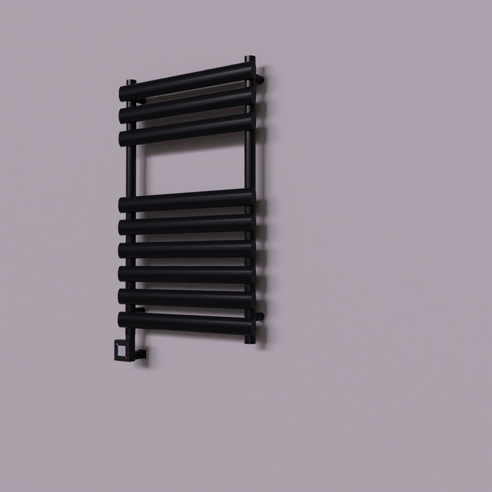 Volga Dekoratif Elektrikli Havlupan 500x800 Siyah (KTX1 Termostat) 300W - 1