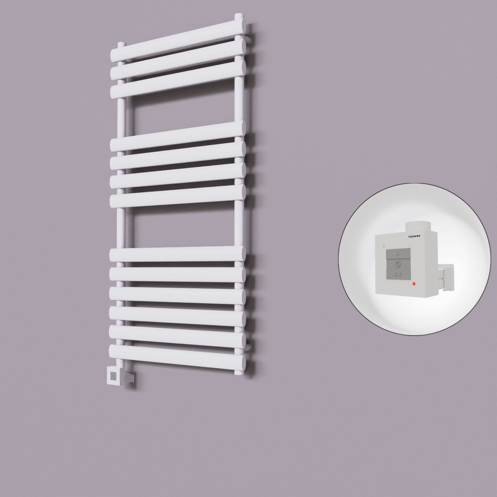 Volga Dekoratif Elektrikli Havlupan 600x1200 Beyaz (KTX1 Termostat) 600W - 1